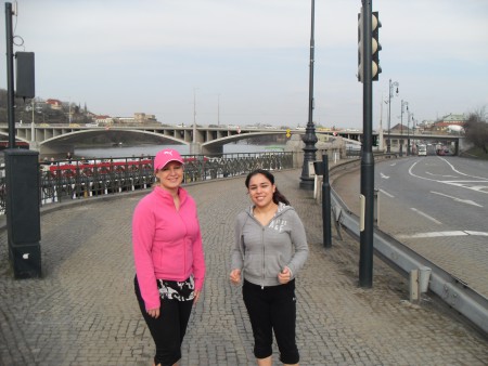 Jogging with Dulce from Mexico